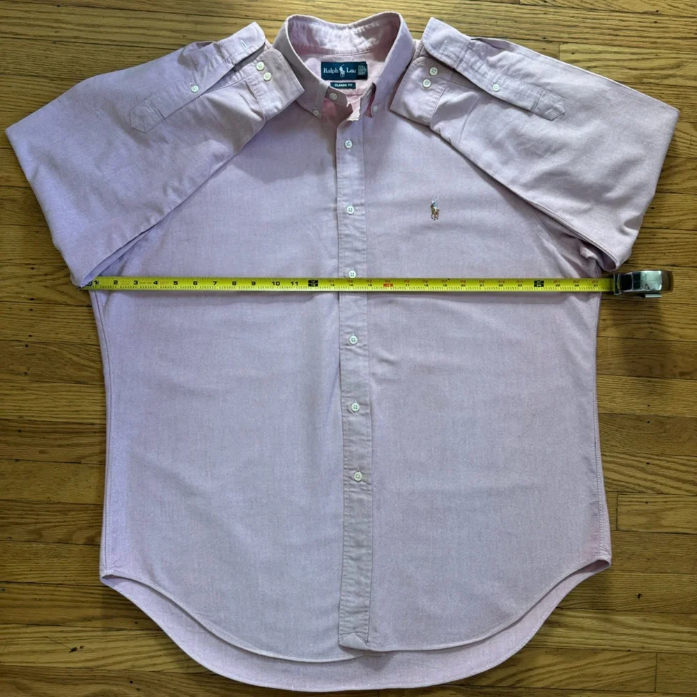 Ralph Lauren Men's Light Pink Casual Shirt Size XL Classic Fit Preppy Office - Picture 3 of 14